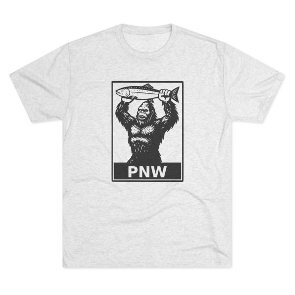BOBO-SQUATCH PNW Fly Fishing Tee, Unisex Crew T-Shirt