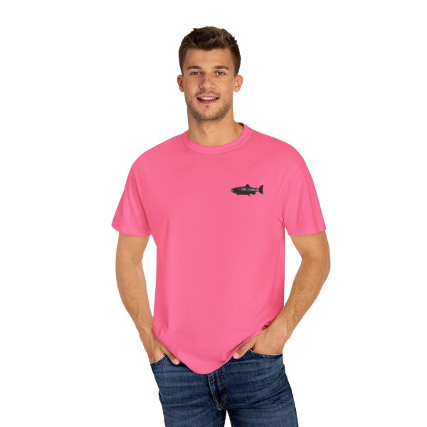 "Odd Year" Pink Salmon PNW Fly Fishing BACK PRINT T-Shirt - Image 33