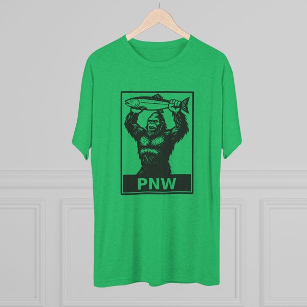 BOBO-SQUATCH PNW Fly Fishing Tee, Unisex Crew T-Shirt - Image 9
