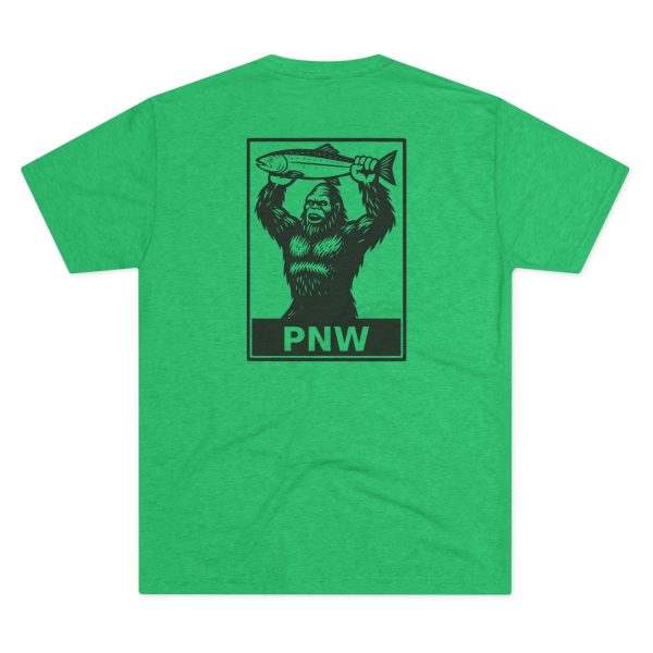 BOBO-SQUATCH PNW Fly Fishing Tee - BACK PRINT - Image 8