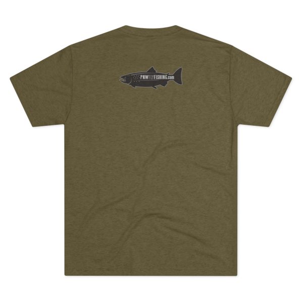 BOBO-SQUATCH PNW Fly Fishing Tee, Unisex Crew T-Shirt - Image 5