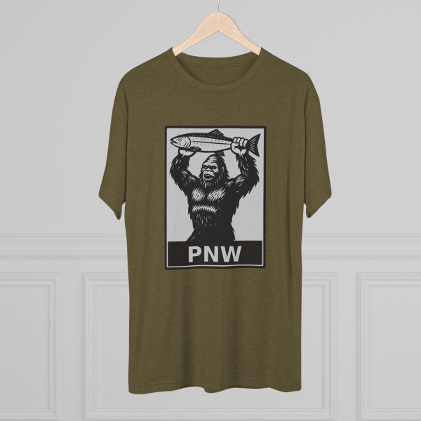 BOBO-SQUATCH PNW Fly Fishing Tee, Unisex Crew T-Shirt - Image 6