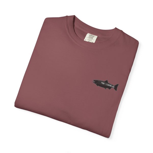 "Odd Year" Pink Salmon PNW Fly Fishing BACK PRINT T-Shirt - Image 12