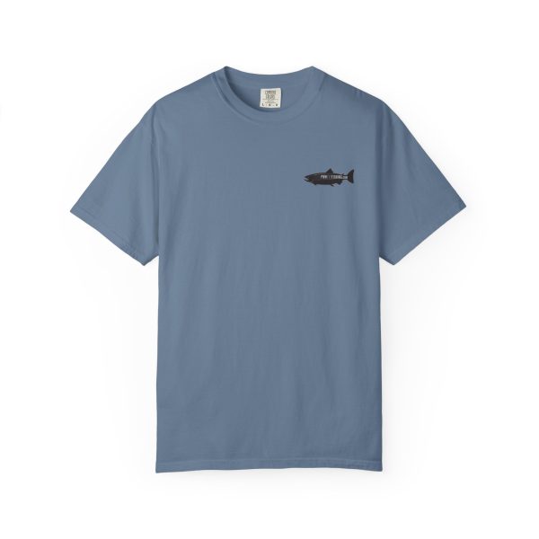 "Odd Year" Pink Salmon PNW Fly Fishing BACK PRINT T-Shirt - Image 22