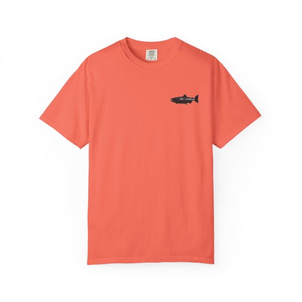 "Odd Year" Pink Salmon PNW Fly Fishing BACK PRINT T-Shirt - Image 6