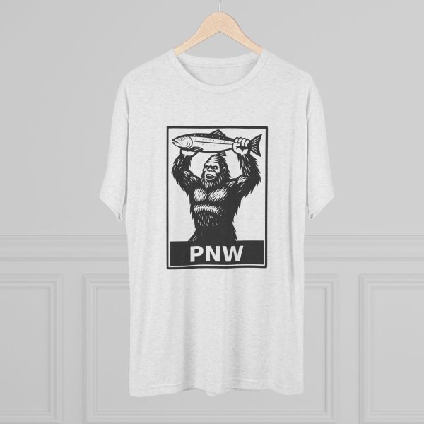 BOBO-SQUATCH PNW Fly Fishing Tee, Unisex Crew T-Shirt - Image 3