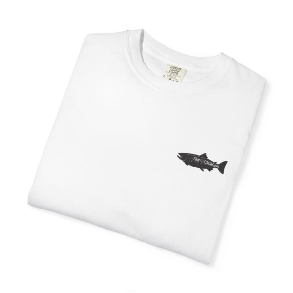 "Odd Year" Pink Salmon PNW Fly Fishing BACK PRINT T-Shirt - Image 4