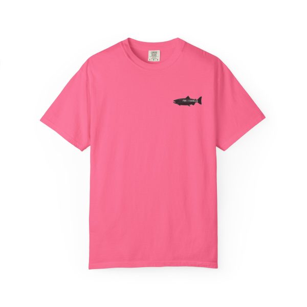 "Odd Year" Pink Salmon PNW Fly Fishing BACK PRINT T-Shirt - Image 30