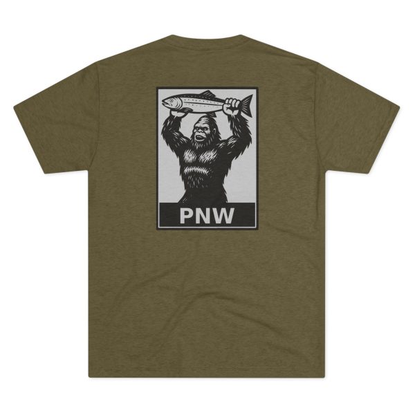 BOBO-SQUATCH PNW Fly Fishing Tee - BACK PRINT - Image 5