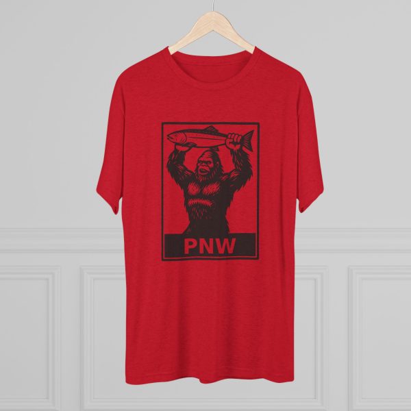 BOBO-SQUATCH PNW Fly Fishing Tee, Unisex Crew T-Shirt - Image 24