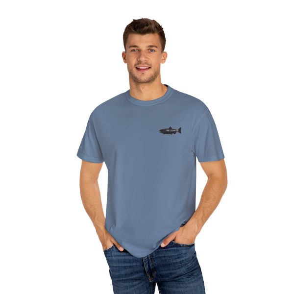 "Odd Year" Pink Salmon PNW Fly Fishing BACK PRINT T-Shirt - Image 25