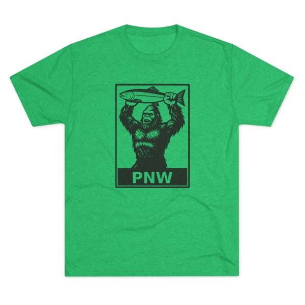 BOBO-SQUATCH PNW Fly Fishing Tee, Unisex Crew T-Shirt - Image 7