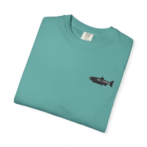 "Odd Year" Pink Salmon PNW Fly Fishing BACK PRINT T-Shirt - Image 20