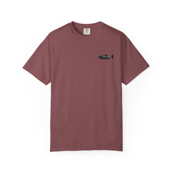 "Odd Year" Pink Salmon PNW Fly Fishing BACK PRINT T-Shirt - Image 10
