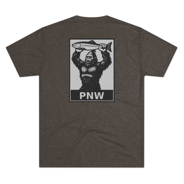 BOBO-SQUATCH PNW Fly Fishing Tee - BACK PRINT - Image 30