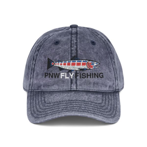 Embroidered Fish Logo "Old Man Hat" Cap - Casual Outdoor Hat for Fishing, Beach Days, Eco-Friendly Gifts, Vintage Style Accessories, Summer Apparel - Image 4