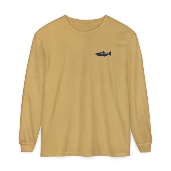 BOBO-SQUATCH PNW Fly Fishing Adventure Long Sleeve T-Shirt - BACK PRINT - Image 17