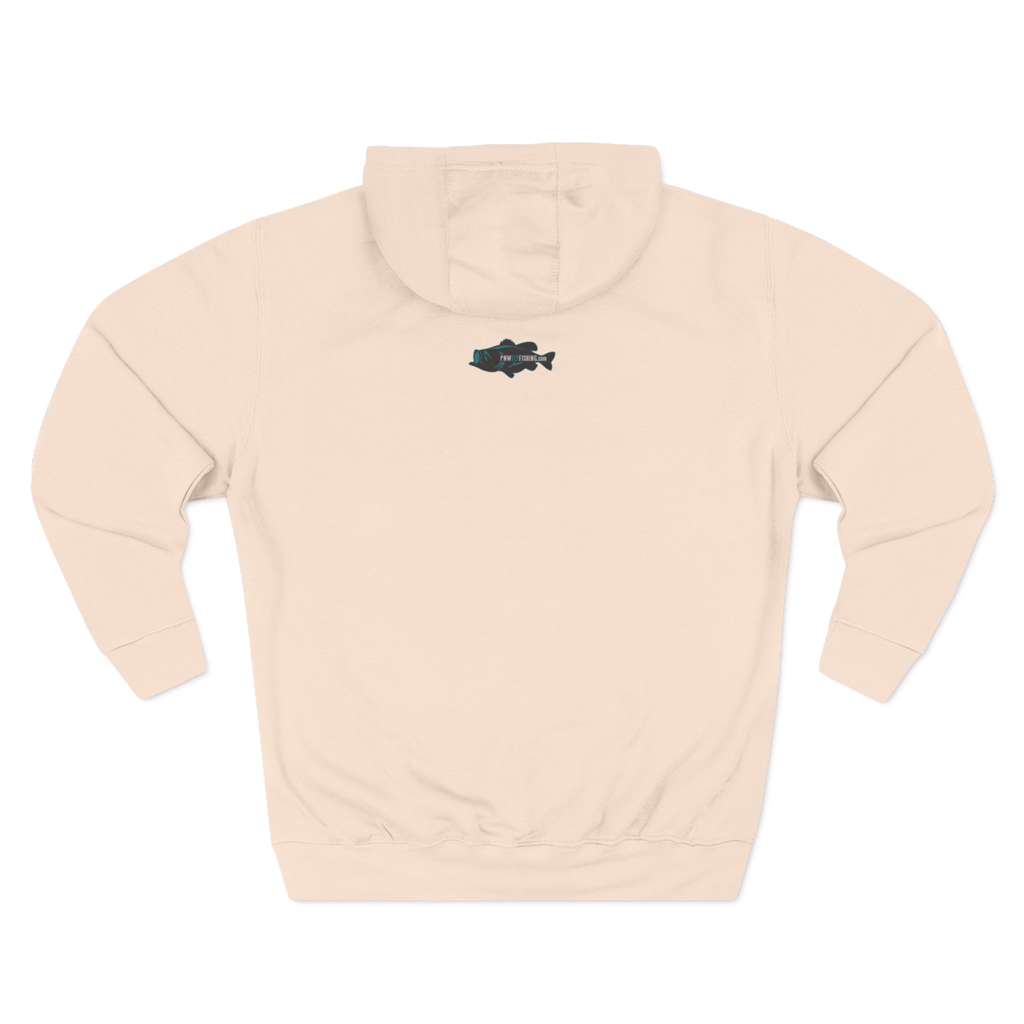 PNW Fly Fishing Bass Logo Hoodie - TALL CUT - Image 9
