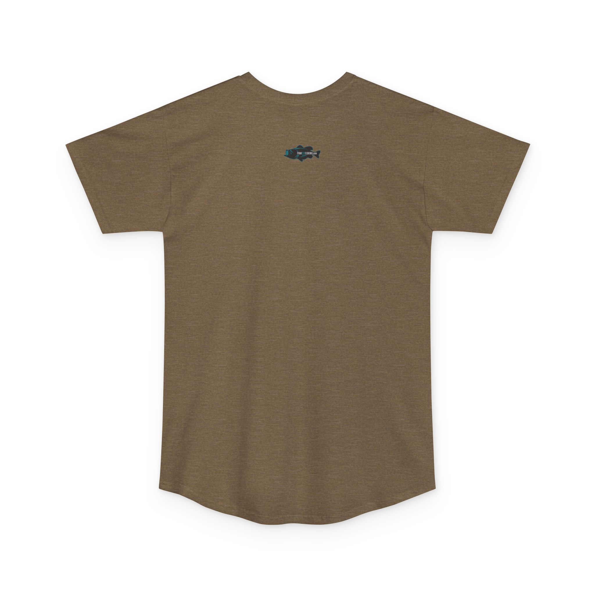 PNW Fly Fishing Tee — (Front Print) Long Body Green Bass Logo Shirt - Image 10