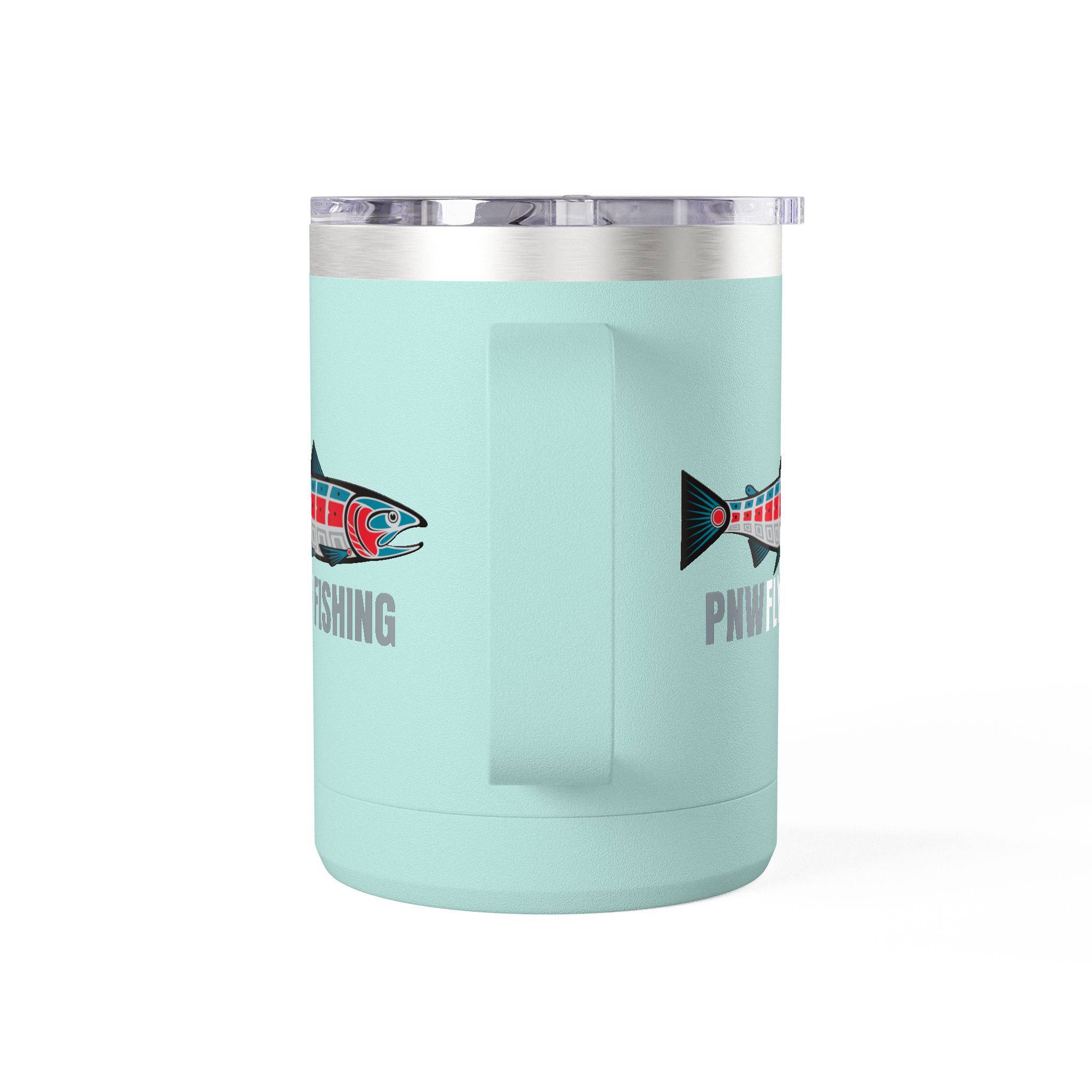 Fly Fishing Tumbler 15oz - PNW Fly Fishing Travel Mug - Image 15