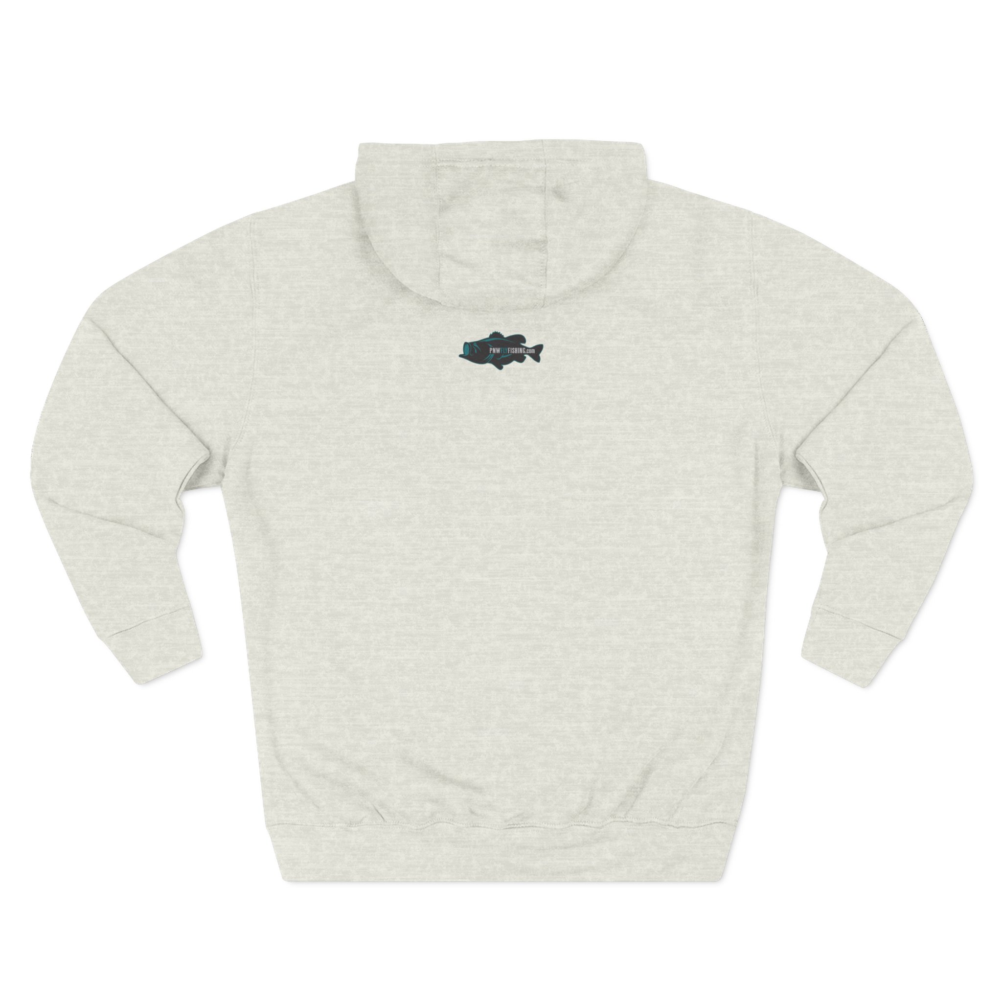 PNW Fly Fishing Bass Logo Hoodie - TALL CUT - Image 11