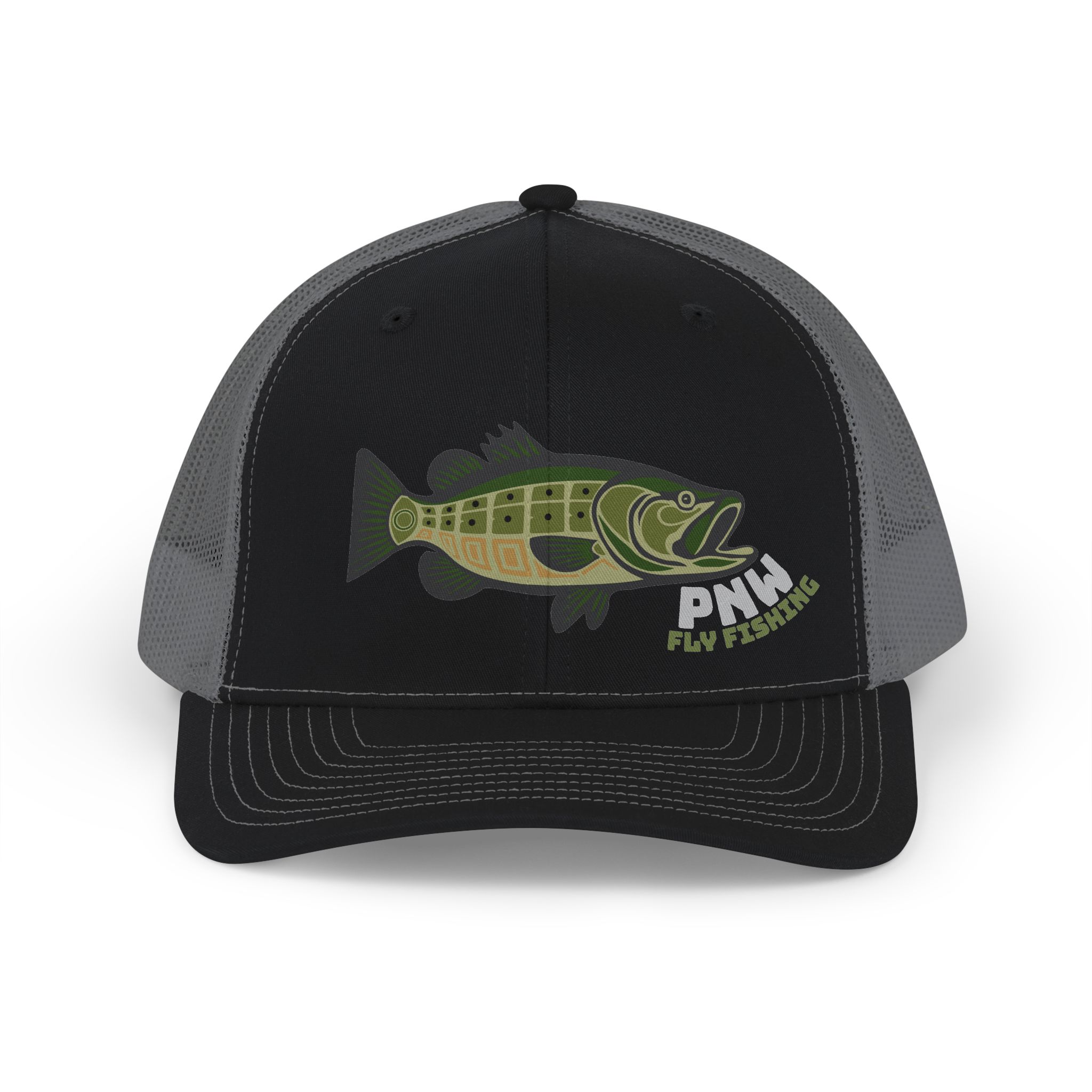 Largemouth Bass Fishing Trucker Hat - Image 9