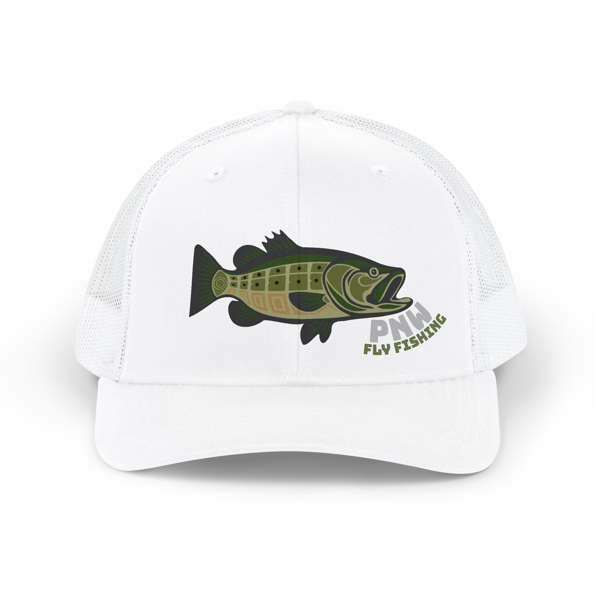 Largemouth Bass Fishing Trucker Hat - Image 5