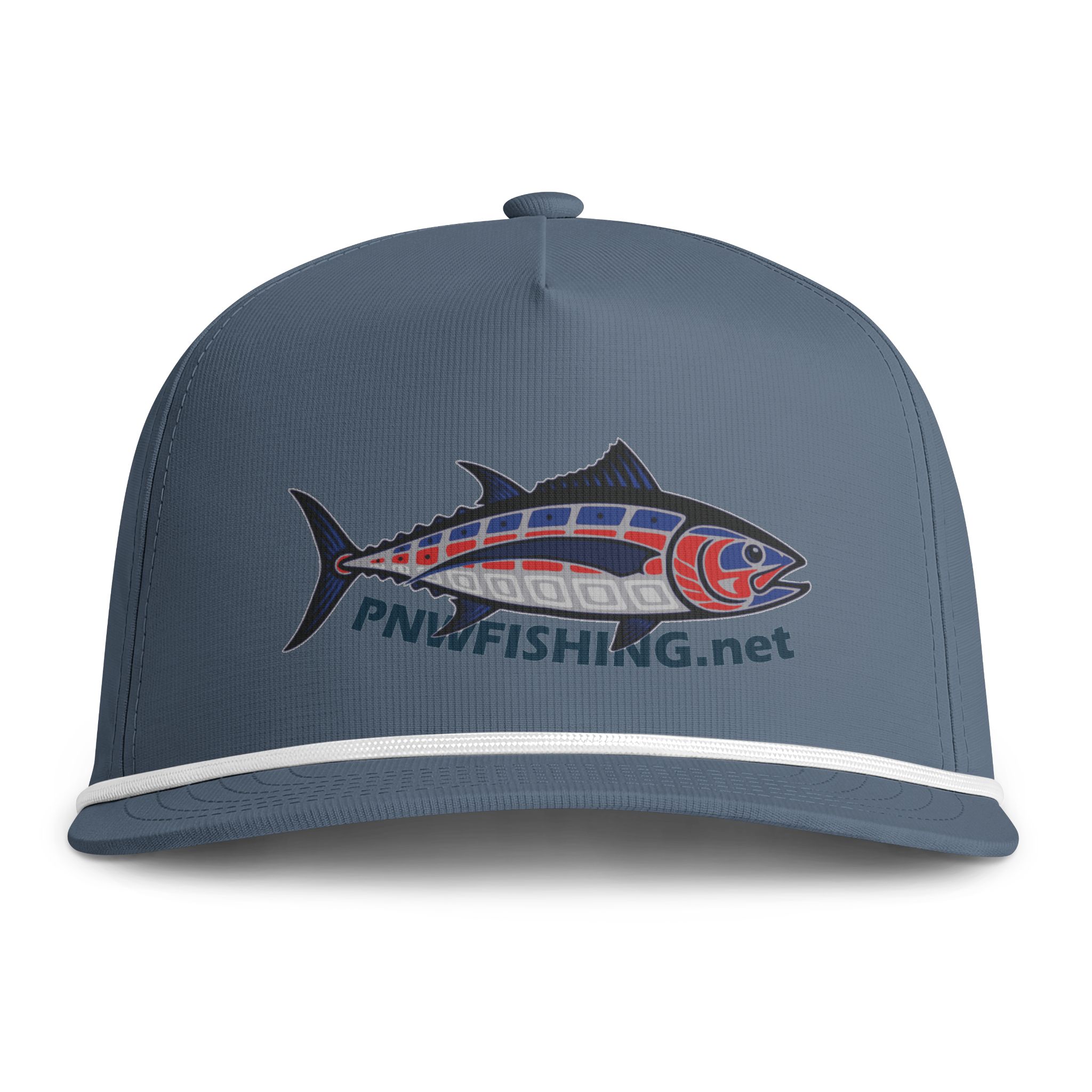 Tuna Logo Sunwashed Rope Cap - PNW Fishing