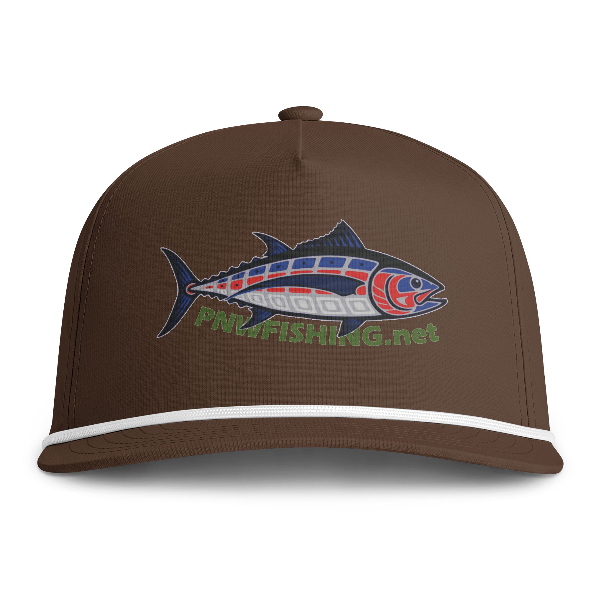 Tuna Logo Sunwashed Rope Cap - PNW Fishing - Image 2