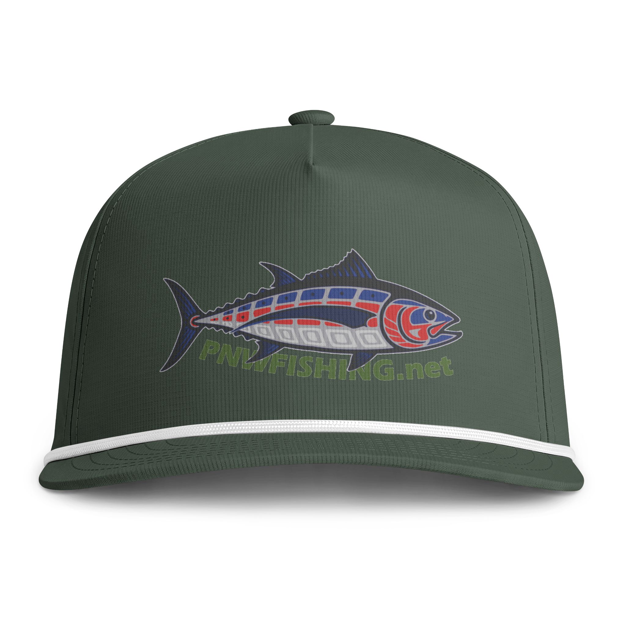 Tuna Logo Sunwashed Rope Cap - PNW Fishing - Image 4